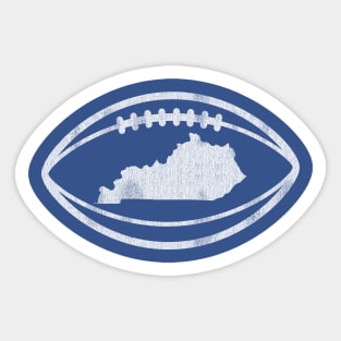 Kentucky Vintage Football Sticker